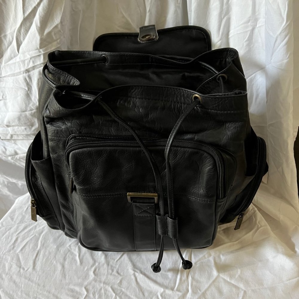 Claire Chase Black Packpack